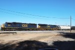 CSX 4562 & 3453 are power for train L619-21, beside the yard office